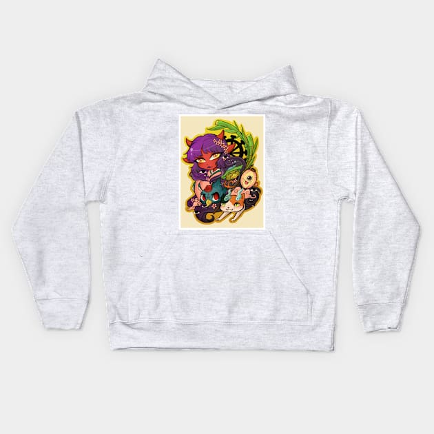 The Yokai Invasion Kids Hoodie by KaijuCupcakes